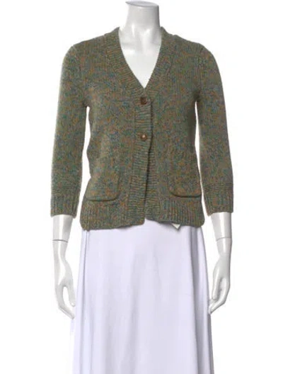 Pre-owned Rag & Bone V-neck Sweater In Multi