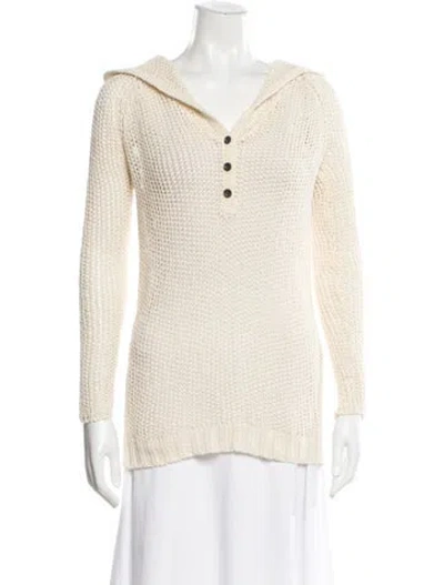 Pre-owned Rag & Bone V-neck Sweater In Neutral