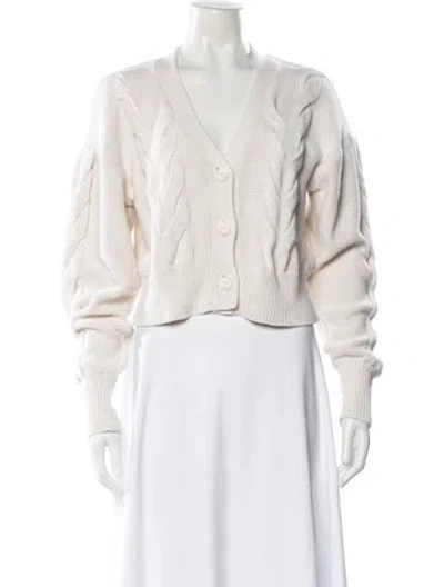 Pre-owned Rag & Bone V-neck Sweater In Neutral