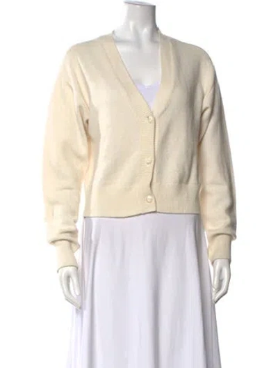 Pre-owned Rag & Bone V-neck Sweater In Neutrals