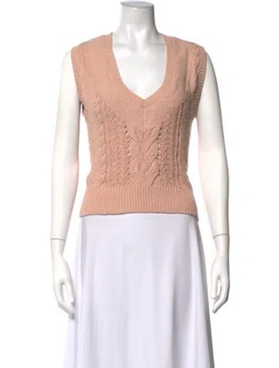 Pre-owned Rag & Bone V-neck Sweater In Neutrals