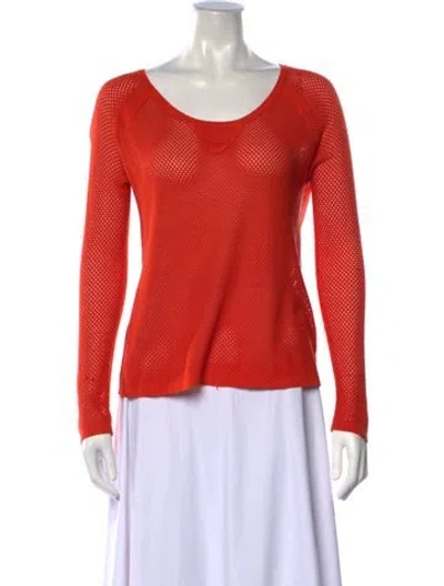 Pre-owned Rag & Bone V-neck Sweater In Orange