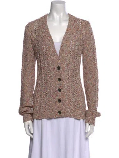 Pre-owned Rag & Bone V-neck Sweater In Pink