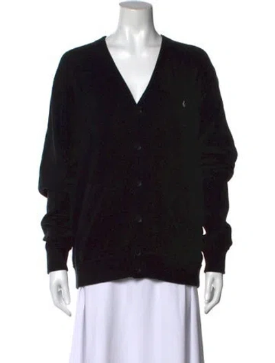 Pre-owned Rag & Bone V-neck Sweater W/ Tags In Black