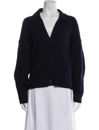 Pre-owned Rag & Bone V-neck Sweater W/ Tags In Blue