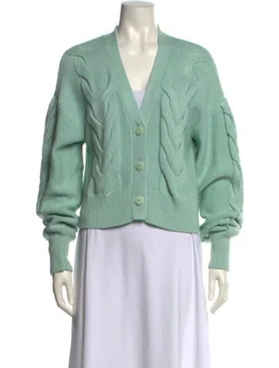 Pre-owned Rag & Bone V-neck Sweater W/ Tags In Green