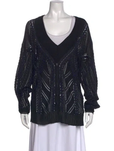 Pre-owned Rag & Bone V-neck Sweater W/ Tags In Multi