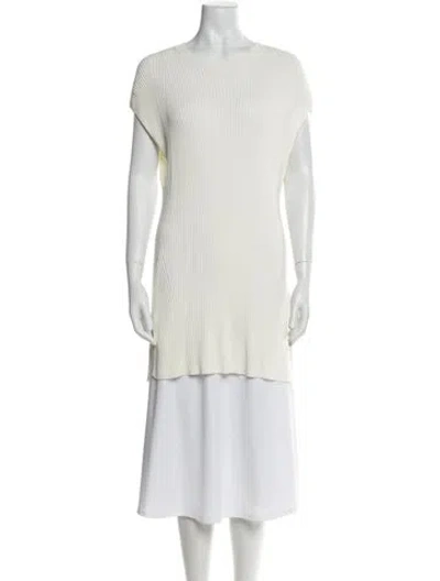 Pre-owned Rag & Bone V-neck Sweater In White