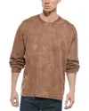 Rag & Bone Washed Cliff T-shirt In Brown