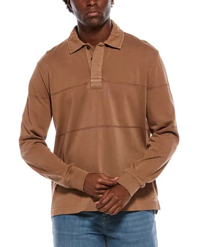 Rag & Bone Washed Rugby Shirt In Transparent