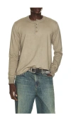 Rag & Bone Button-fastening T-shirt In Gray