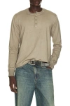 Rag & Bone Button-fastening T-shirt In Gray