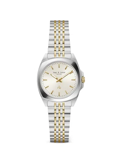 Rag & Bone Watches Bleeker 30mm Watch In Silver