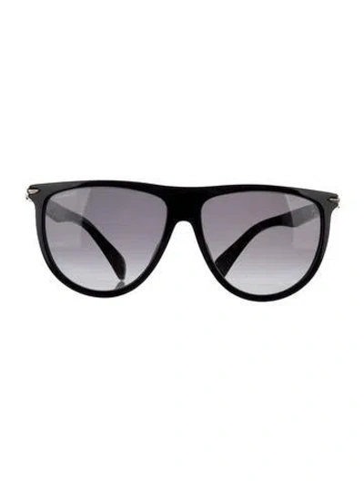 Pre-owned Rag & Bone Wayfarer Gradient Sunglasses In Black