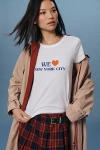 Rag & Bone We Heart Nyc Graphic Tee In White