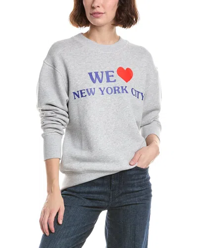 Rag & Bone We Heart Nyc Sweatshirt In Gray