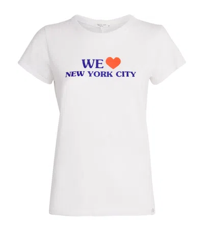 Rag & Bone We Heart Nyc T-shirt In White