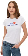 Rag & Bone We Heart Nyc Graphic Tee In White