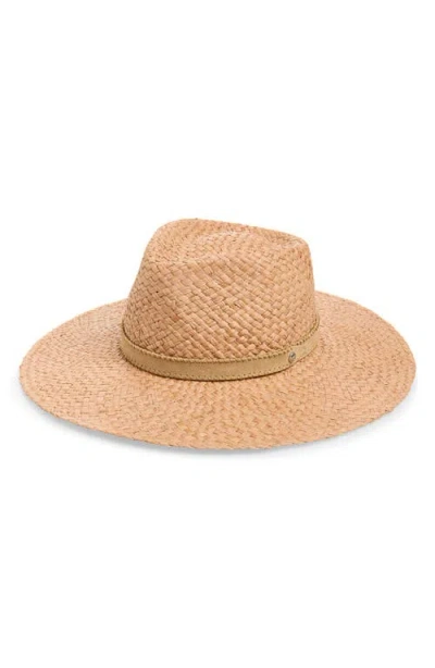 Rag & Bone Western Straw Fedora In Purple