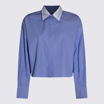 Rag & Bone White And Blue Cotton Shirt