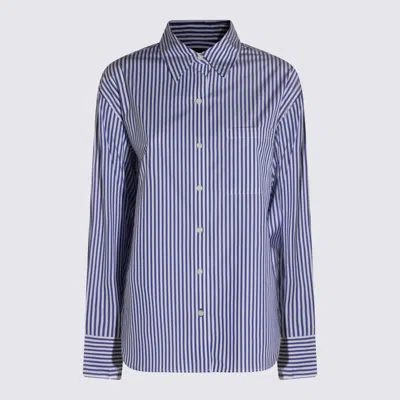 Rag & Bone White And Blue Cotton Shirt
