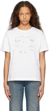 Rag & Bone White Printed T-shirt In White