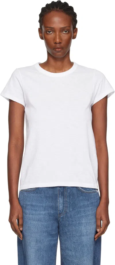Rag & Bone White 'the Slub' T-shirt