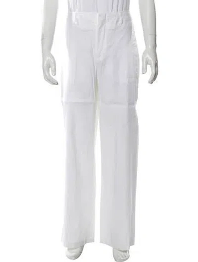 Pre-owned Rag & Bone Wide Leg Pants In White