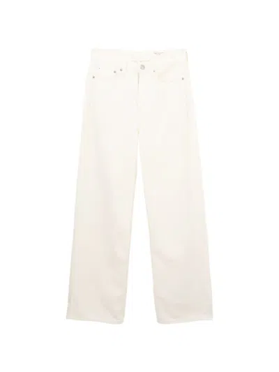 Rag & Bone Wide-leg Jeans In Neutral