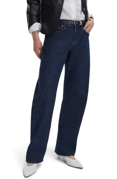 Rag & Bone Willa Full Curve High Waist Jeans In Blue