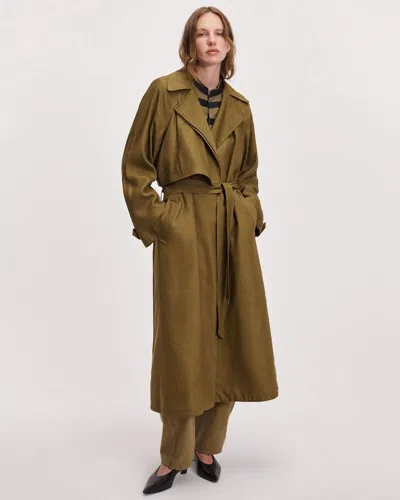 Rag & Bone Willow Trench Coat In Army