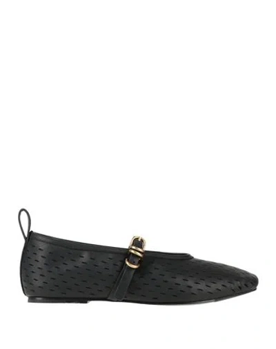 Rag & Bone Woman Ballet Flats Black Size 7.5 Leather