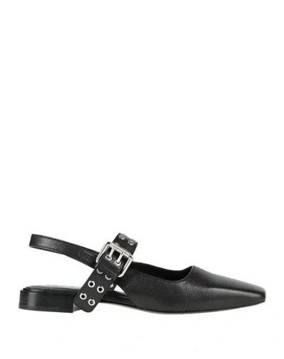 Rag & Bone Woman Ballet Flats Black Size 8 Leather