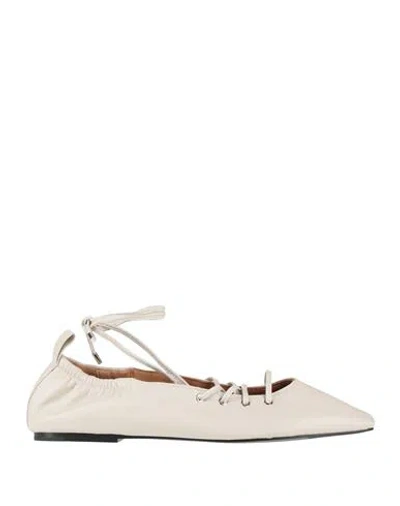 Rag & Bone Woman Ballet Flats Brown Size 8 Leather