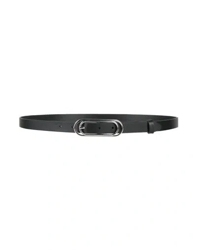Rag & Bone Woman Belt Black Size 42 Leather