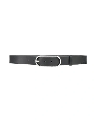 Rag & Bone Woman Belt Black Size M Leather
