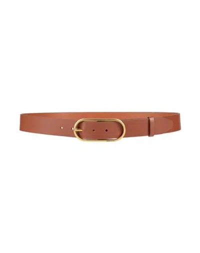 Rag & Bone Woman Belt Brown Size 42 Leather