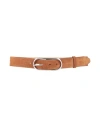 Rag & Bone Woman Belt Camel Size L Leather In Brown