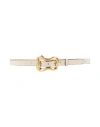 Rag & Bone Woman Belt Cream Size S Leather In White