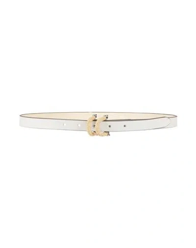 Rag & Bone Woman Belt Off White Size Xs Leather