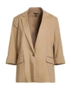 Rag & Bone Plain Colour Single-breasted Blazer In Brown