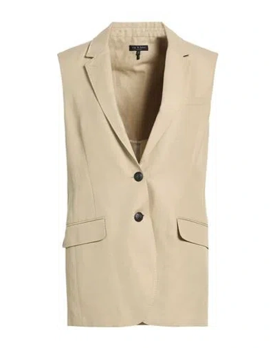 Rag & Bone Woman Blazer Sand Size 4 Cotton, Linen