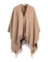 Rag & Bone Woman Cape Camel Size Onesize Recycled Cashmere, Cashmere In Beige