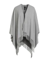Rag & Bone Woman Cape Grey Size Onesize Recycled Cashmere, Cashmere In Gray