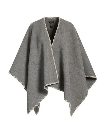 Rag & Bone Woman Cape Grey Size Onesize Wool