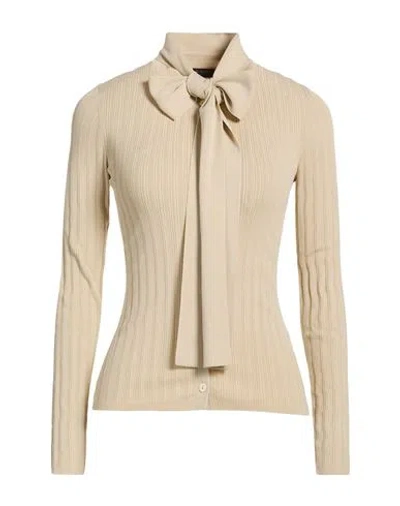 Rag & Bone Woman Cardigan Beige Size Xl Viscose, Polyamide, Elastane In Brown