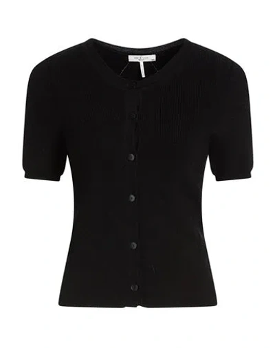 Rag & Bone Woman Cardigan Black Size S Acrylic, Wool, Polyamide, Elastane