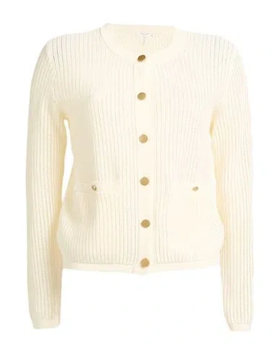 Rag & Bone Woman Cardigan Cream Size L Cotton, Polyester In White