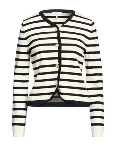 Rag & Bone Woman Cardigan Ivory Size L Cotton, Polyamide, Elastane In White