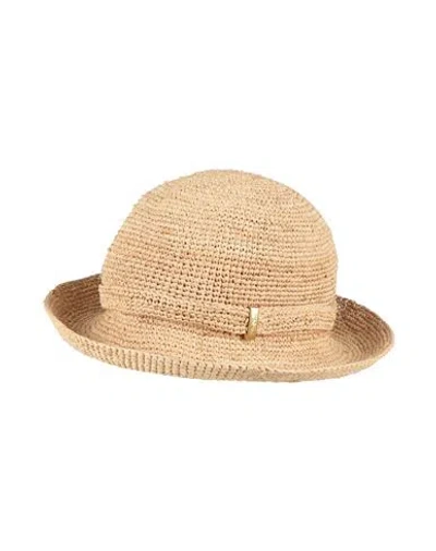 Rag & Bone Woman Hat Beige Size S/m Natural Raffia